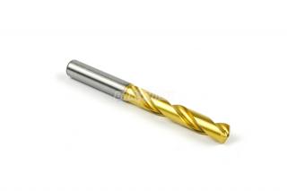 Wiertło kręte do metalu 3 mm | VHM | 5xD | 140° | powłoka TiAlN | DIN 6535 - DARMET 0403030502