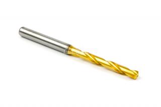 Wiertło monolityczne z chwytem walcowym | 5xD - 6 mm | VHM | TiN - KENNAMETAL