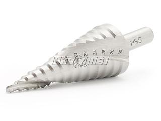 Wiertło stożkowe stopniowe | 4 - 30 mm | HSS - FESTA Standard (178690)