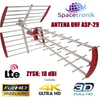 Antena kierunkowa UHF Spacetronik ASP-29 LTE Ready