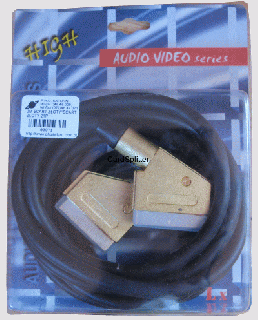 Kabel SCART - SCART 21P 3m