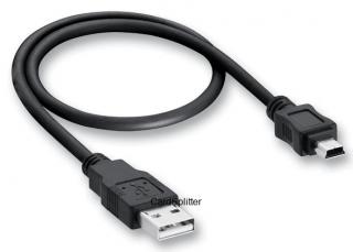 Kabel USB 2.0 na miniUSB ( mini USB ) 20 cm RoHS High Speed E258105