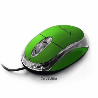 Mysz optyczna USB CAMILLE zielona 08192