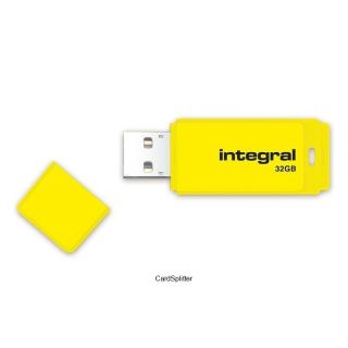 Pendrive Integral Neon USB 2.0 32GB YELLOW