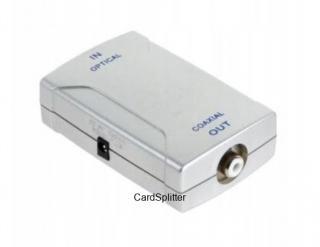 Przejściówka / konwerter sygnału cyfrowego audio na optyczny z zasilaniem ZLA0854