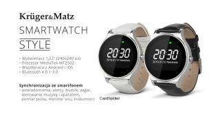 Smartwatch KrugerMatz STYLE czarny (KM0431)