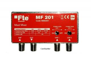 Zwrotnica antenowa Fte MF201 UHF/UHF/VHF