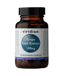 OPC ekstrakt - Wyciąg z pestek winogron 100 mg (30 kaps) - Viridian