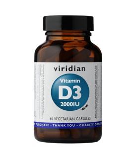 Witamina D3 2000 - wegan (60 kaps) - Viridian