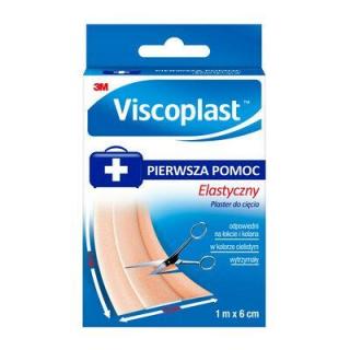 3M (Viscoplast) elastyczny plaster z opatrunkiem do cięcia 1m x 6cm