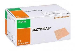 BACTIGRAS - opatrunek gazowy 5x5cm 1szt.