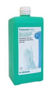 BBraun Promanum Pure - środek do higienicznej i chirurgicznej dezynfekcji rąk - 1000ml*