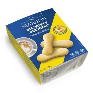 Biszkopty języczki bezglutenowe - bez skrobi pszennej - 85g
