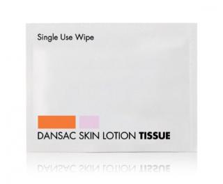 Dansac Skin Lotion - Tissue - chusteczki z odżywką do skóry (71000-0000) - 1 szt.