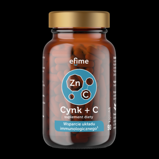 EkaMedica Efime Cynk + Witamina C - 90 kaps.