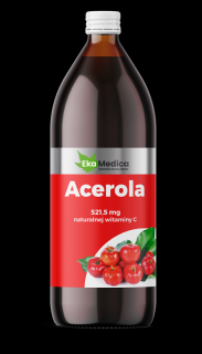 EkaMedica Sok z Aceroli bez konserwantów - 1000ml