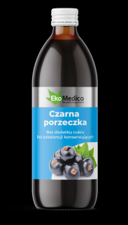 EkaMedica Sok z Czarnej porzeczki bez konserwantów - 500ml