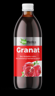 EkaMedica Sok z Granatu bez konserwantów - 500ml