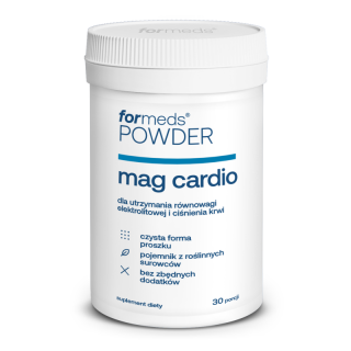 FORMEDS Powder mag cardio potas i magnez na zdrowe serce - 30 porcji