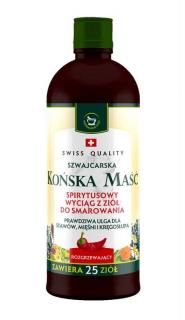 Herbamedicus Końska maść - spirytusowy wyciąg z ziół rozgrzewający - 400ml