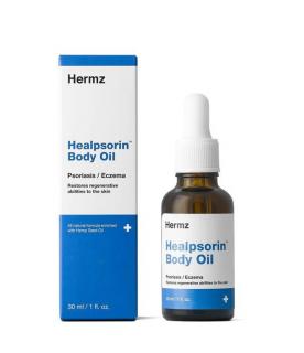 Hermz - Healpsorin Body Oil - olejek konopny do twarzy i ciała na łuszczycę i AZS - 30ml