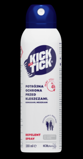 Kick the Tick spray ochronny przed kleszczami, komarami i meszkami - 200ml