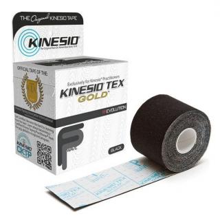 Kinesio Tex Gold FP taśma do tapingu 5cm x 5m - czarna