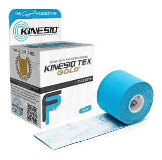 Kinesio Tex Gold FP taśma do tapingu 5cm x 5m - niebieska