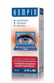 Kompin Krople do oczu do pracy przy komputerze - 10ml