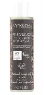 Krynickie SPA - Pielęgnujący żel do kąpieli i pod prysznic drzewo sandałowe - 250g