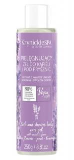 Krynickie SPA - Pielęgnujący żel do kąpieli i pod prysznic lawenda - 250ml