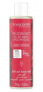 Krynickie SPA - Pielęgnujący żel do kąpieli i pod prysznic róża - 250ml