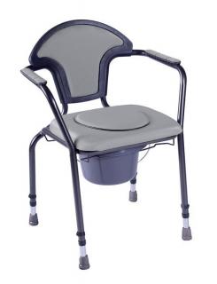 Krzesło toaletowe OPEN regulowane - toaleta przenośna - Niebieski
