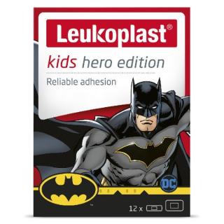 Leukoplast Kids Hero Edition (Batman) zestaw plastrów opatrunkowych dla dzieci - 12szt.