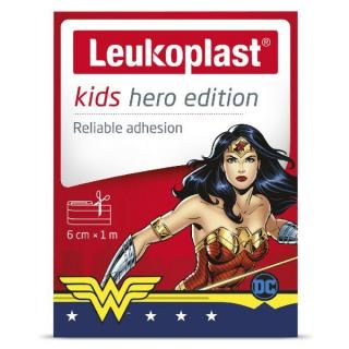 Leukoplast Kids Hero Edition (Wonder Woman) plaster do cięcia dla dzieci - 6cm x 1m