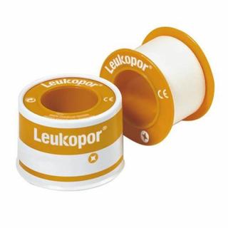 Leukopor przylepiec włókninowy wodoodporny w antybakeryjnej rolce - 1,25cm x 5m Leukoplast