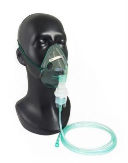Maska tlenowa z nebulizatorem i drenem dla dzieci