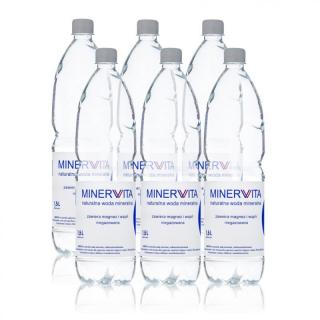 Naturalna woda mineralna MINERVITA niegazowana 1,5L - 6szt.