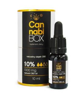 Naturalny olejek konopny CBD CannabiBOX 10% 10ml