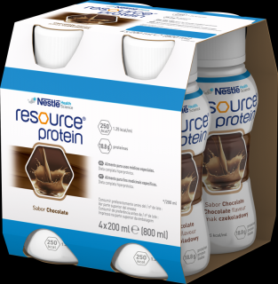 Nestle Resource Protein - drink czekoladowy 4x200ml - 1 opak.
