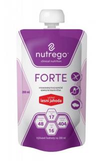 Nutrego FORTE - poziomka - dieta wysokobiałkowa 200ml