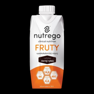 Nutrego FRUTY - czarna porzeczka - dieta wysokokaloryczna 330ml