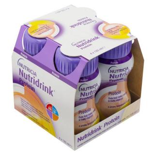 Nutricia Nutridrink Protein - brzoskwinia + mango - dieta wysokobiałkowa - opak. 4x 125ml!