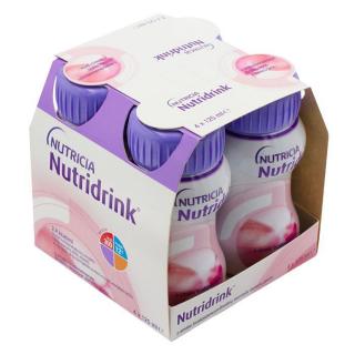 Nutricia Nutridrink - truskawka - dieta kompletna - opak. 4x 125ml!