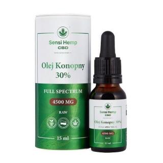 Olejek konopny CBD 30% RAW Sensi Hemp 15ml