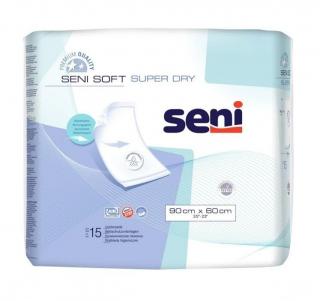 Podkłady higieniczne SENI Soft Super Dry 60x90 - 15szt.