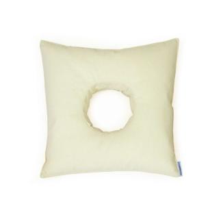 Poduszka przeciwodleżynowa z granulatu styropianowego z otworem pod łokieć / piętę 28x28 cm