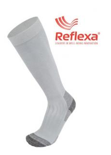 Reflexa® Oxygenated Compression - podkolanówki kompresyjne z miedzią - I stopień ucisku, na poprawę krążenia - jasnoszare - 43-46