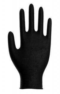 Rękawiczki nitrylowe ABENA - czarne rozm. M - 100szt.