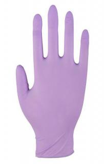 Rękawiczki nitrylowe ABENA - liliowe rozm. S - 100szt.